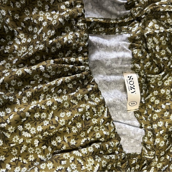 SOZY Tencel Nessa Midi Dress in Olive - Picture 8 of 8